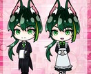 商用利用OK！メイド&執事ミニキャラ描きます 安価で可愛い量産ミニキャラを2点制作します！ イメージ3