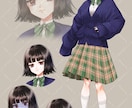 アニメ風のイラストを制作します TRPGや動画、配信など幅広く利用できるイラストをお届け！ イメージ7