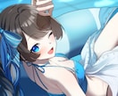 可愛い女性キャラの配信イラスト制作します 自分だけの可愛い配信イラスト全般描かせて頂きます！ イメージ1