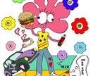世界で１つ。人生をハッピーにします あなたや会社をイメージして描きます。Tシャツも出来ます！ イメージ1