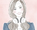 ナチュラルで透明感のあるお洒落イラストを描きます 水彩タッチの大人可愛い女性アイコンを求めている方へ イメージ2