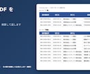 請求書・帳票のPDFをExcel化します 手入力をやめる。合わない行は印を付けます イメージ1