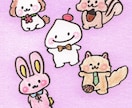 ゆるくて可愛いほっこりイラスト描きます 癒される、あなた専用のゆるキャライラストをお届けします♪ イメージ2