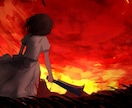 ダークで不穏な美しいイラストを制作します 仄暗い雰囲気の歌ってみた・MV・配信・サムネイルなどに イメージ5