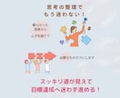 思考のごちゃつきを解消し、行動をサポートします 【即一歩を踏み出せる思考整理でモヤモヤもスッキリ解消！】 イメージ8