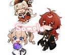 SNS等でお使いいただけるようなイラストを描きます 等身高めからミニキャラまで！男性も女性も対応します イメージ5