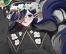 ダークな世界観の衣装デザイン､一枚絵制作します キャラクターデザイン､イラスト制作承ります イメージ1