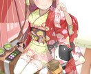 キャラクターイラスト・小説の表紙など作成します １枚絵・アイコン・キャラクターデザインなど色々承ります！ イメージ2