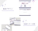 雰囲気に合った名刺デザインを制作します スピード対応、高クオリティの名刺デザインをお探しの方へ イメージ2