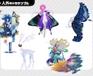 TRPG、ゲーム、動画等に使える立ち絵を描きます SNS公開に便利なディスプレイつき イメージ5