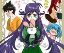 SNSアイコンなど作成させていただきます 90年代アニメちっくな女の子が描けます。 イメージ5