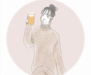 アイコンイラスト作成します 大人かわいい！好感度UPなイラストであなたの魅力を引き出す！ イメージ8