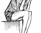 モノクロイラスト描きます 挿し絵調、アイコン風、似顔絵などを描いていきたいと思います。 イメージ4