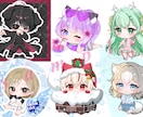 アイコン・配信・グッズ向けのミニキャラを描きます 魅力をぎゅっと詰め込んだ、目を引くかわいいミニキャラに！ イメージ3