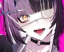 アイコンイラスト描きます 繊細な髪とキラキラした瞳を描くのが得意です イメージ2