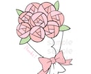 ほっこり☺︎シンプルなイラスト作成します 商用OK！ちょっとした挿絵や記念に◎ イメージ4