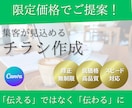 限定３名！4000円：チラシ作成いたします 商品を「伝える」ではなく「伝わる」を意識して作成します。 イメージ1