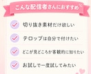 ライトプラン：配信の切り抜き素材を制作します 切り抜き素材のみ・テロップなしのお試しプラン✨ イメージ2