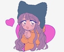 キラかわSNSアイコン(人物1人)描きます アイドル・VTuberなどにもどうぞご利用ください♩ イメージ9
