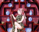 背景有りキャラクターアート描くます SNSのヘッダーや動画のサムネイラストに最適 イメージ1