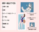 バストアップ3000円で描きます 可愛い、かっこいいキャライラスト イメージ2
