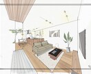 手描きの内観パースを作成いたします 建築士ママが間取りを読み取って理想の暮らしをイメージ化！ イメージ1