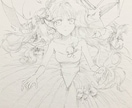 A5サイズ/素朴な水彩イラスト描きます 額装・現物発送も。現役画家の作者が丁寧に制作します イメージ7