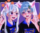 通常イラスト、デフォルメ、ドットなどを描きます イラストオーダー、ご要望にお合わせしたイラスト承ります イメージ1