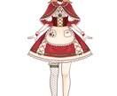 衣装デザインいたします 可愛いからかっこいいまで、あなたのキャラを引き立てます イメージ1