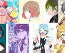 幅広い用途に対応◎ご希望のイラストを描きます アイコン/立ち絵/歌みた/MV/配信用に世界観合わせます イメージ2