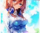 女の子のイラスト描きます アイコン、一枚絵、歌ってみたやMV用などなど色々！ イメージ2