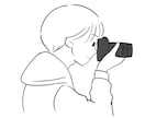 シンプルな線画アイコン描きます 友達、カップル用も◎SNSなどのアイコンにいかがですか？ イメージ1