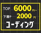 Webサイトのコーディング代行させていただきます レスポンシブ、アニメーション込で3000円〜対応致します イメージ3