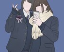 人物写真をイラスト化します アイコンでも使える人物写真を柔らかくイラスト化します イメージ5