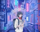 背景も主役の空気感のあるイラストを作成します 1枚でストーリーの見えるイラスト！音楽関連でも提供実績豊富！ イメージ1