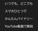 スマホひとつでバイナリーオプション★動画で教えます ＭＴ４不要★パソコン不要★目からウロコの新手法動画レクチャー イメージ2