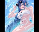 イラスト作成いたします SNSアイコン、背景付き一枚絵、立ち絵など イメージ3