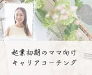 起業初期ママ向け 自己実現キャリアコーチングします 個人事業主向け！海外MBA卒キャリアコーチが伴走します！ イメージ1