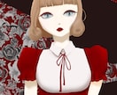 透明感のある女の子・SNSアイコンを制作します 透明感のあるレトロな女の子のイラストを制作します イメージ2