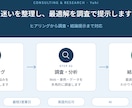 迷いを整理し最適解を調査で提示しますます ヒアリングから調査・結論提示まで対応 イメージ1