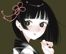 一枚絵を作成いたします 耽美でレトロな美少女画をお描きします！ イメージ2