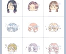 ゆるかわシンプル*可愛いイラストを提供します 24時間以内の納品可能！アイコンにお困りの方へ！似顔絵歓迎◎ イメージ2