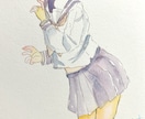 ポッキリ2000円理想の少女を描きます セーラー服の達人がアナログ原画であなただけの少女を描きます！ イメージ4