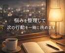 悩みを整理して次の行動を一緒に決めます 感情と論理を切り分け、思考を前に進めます。 イメージ2