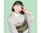 華やかで繊細な似顔絵かきます 手描きならではの高級感を低コストで提供します！ イメージ3