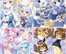 5月納品可！プロが可愛く目を惹くイラスト描きます 男性キャラも可能！Vtuberイラスト、キービジュ、一枚絵等 イメージ4