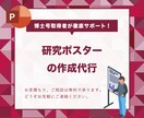 研究発表（学会、研究会等）のポスター作成承ります 博士号（工学）取得者が徹底サポート！ イメージ1
