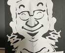 似顔絵切り絵～心を込めてお切り致します 『笑点』出演！福を呼びこむ紙切り師 イメージ8
