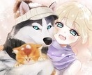 デジタルでオリジナルのイラストを描きます 可愛らしい女の子から美しい女の子、男の子も描きます！！！ イメージ4