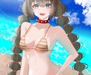 可愛い水着の女の子描きます 可愛くてセクシーな水着の女の子のイラストを作成します イメージ1